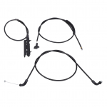 Variklio gaubto atleidimo trosas Bowdeno trosų komplektas Plieninė virvė PVC 51237197474 7 serijai E65 E66 740i