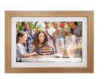 Skaitmeninis nuotraukų rėmelis FULL HD FRAMEO Wi-Fi IPS jutiklinis ekranas 15.6&rdquo; 16GB Denver PFF-1543LW &scaron;viesi mediena, Denver ruda