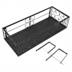 Balkono gėlių stovas pakabinamas gėlių vazono laikiklis pakabinamas kaltinės geležies tvora vidaus palangė Suitable for 10.5cm Railings