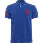 Polo Ralph Lauren Polo mar&scaron;kinėliai su dideliu siuvinėtu poniu, kasdieniai, trumpomis rankovėmis, vyri&scaron;ki, mėlyni, 710692227-023 S