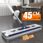 Laisvų rankų plok&scaron;čias &scaron;luostė su sulankstomu kibiru, dvigubo naudojimo sausam ir &scaron;lapiam valymui, idealiai tinka namams ir automobiliui. 4 Cloths + Bucket