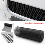 Black Rhombus aliuminio lenktyninių grotelių tinklelis automobilio sparno gaubto ventiliacijos grotelės 4x8 mm tinklelis