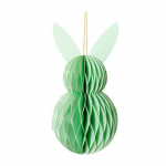 Korinis Velykų ornamentas 3D popierinis kabantis zuikis papuo&scaron;tas korio triu&scaron;io ornamento stalo centrinis elementas Velykų vakarėliui pavasario &scaron;ventei