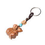 Persiko medžio raižytas žiurkės apyrankė - Rankų darbo raudono siūlo turto ir sėkmės papuo&scaron;alas, metafizinės apsaugos karoliai ir telefono pakabukas