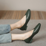 33-43 Didelis dydis Mary Jane Odinis Retro mink&scaron;tas padas žemakulnis seklios burnos plok&scaron;čiapadžiai darbiniai batai 2,5 cm vienviečiai batai 43