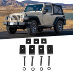 Vancroser Jeep Wrangler galinės sėdynės atlo&scaron;imo rinkinys Sėdynės tarpiklis Reguliatorius Galinės sėdynės kampo reguliavimas juoda