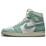 Air Jordan 1 Retro High OG Turbo Green Vyri&scaron;ki sportbačiai Balti-&Scaron;viesiai dūminiai pilki-Smėlio spalvos 555088-311 45