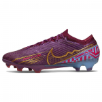 Kylian Mbapp&eacute; x Nike Zoom Mercurial Vapor 15 Elite FG Tamsiai burokėlių spalvos Vyri&scaron;ki sportbačiai Violetinė University-Blue Ry&scaron;kiai violetinė DR9996-694 40