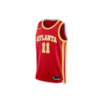 Nike NBA Atlanta Hawks Trae Young Icon Edition Swingman mar&scaron;kinėliai Raudoni/Balti Vyri&scaron;ki Streetwear DN1995-657 XXXL