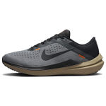 Nike Air Winflo 10 Dūminės pilkos ir chaki spalvos vyri&scaron;ki sportbačiai Saugiai oranžiniai juodi FQ8725-084 44
