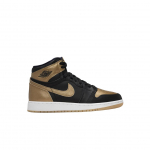 Air Jordan 1 Retro High OG GS Juodi Auksiniai Vaikų Sportbačiai Metalinis Auksas Sail FD1437-071 38.5 black