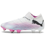 Puma Future Ultimate 7 MxSG Phenomenal Pack Unisex sportbačiai Balti Juodi Nuodingai Rožiniai 107700-01 40.5