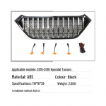 2015-2018 Tucson priekinio buferio grotelių tinklelis - Galvanizuotas priedas Electroplated Color