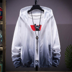 Unisex Protect Waterproof Windbreaker Striukė su užtrauktuku Hoodie Outwear paltas XXXXXXXL pilka