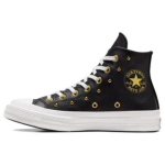 Converse Chuck 70 Žvaigždė Apvalus pir&scaron;tas Patogūs Universaliai Auk&scaron;ti Drobės Batai Unisex Sportbačiai Juodi A06809C 36