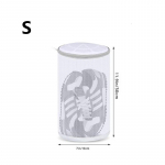 Batų skalbimo ma&scaron;inos krep&scaron;ys Korinis tinklinis batų skalbinių krep&scaron;ys su užtrauktuku, skirtas sportbačiams, bėgimo batams, kojinėms, liemenėlėms ir žaislams