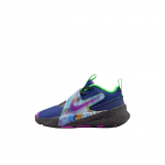 Nike Team Hustle D 12 PS Mėlynas Tu&scaron;tumos Žalias Dryžis Ry&scaron;kiai Violetinis Vaikų Sportbačiai Juodi Žalia-Strike HV2290400 28