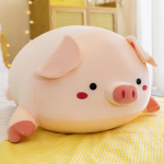 Naujas drovus kiaulės lėlės pliu&scaron;inis žaislas miela kiaulės lėlė vaiki&scaron;ka skudurinė lėlė mergaitės gimtadienio dovana 60Cm 0.75kg