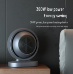 Ne&scaron;iojamas mini stalinis ventiliatorius-&scaron;ildytuvas namams ir biurui European Version