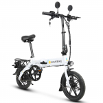 Samebike YINYU14 Sulankstomas elektrinis dviratis 350W 36V 7.8Ah Ličio baterija 14 colių Suaugusiųjų Mini Miesto elektrinis dviratis