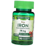 Geležies bisglicinatas, Easy Iron Bisglycinate 28, Nature's Truth 90 kaps. (36509024) 90caps