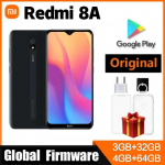 Originalus Xiaomi Redmi 8A 4GB 64GB mobiliojo telefono akumuliatorius 5000mAh Snapdargon 439 12MP kamera 4G i&scaron;manusis telefonas globalus rom 3GB 32GB With Gift juoda