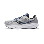 Saucony Ride 16 Patogūs Smūgius Sugeriantys Neslystantys Patvarūs Žemi Bėgimo Bateliai Vyri&scaron;kas Sportbačio Pilka Juoda S20830-20 44
