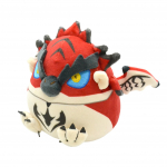Capcom Monster Hunter Fuwatama pliu&scaron;inis žaislas mini Rathalos H120 x W120 x D130mm Pagamintas i&scaron; poliesterio Apytiksliai