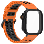 Jūrinis dirželis+PC dėklas, skirtas Huawei Watch Fit4 4 Pro, dviejų spalvų dirželis, keičiamas į Ultra dangtelį, skirtas Huawei Fit 3 i&scaron;maniajam laikrodžiui, priedai for Huawei Fit 4 black