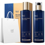 Veido priežiūros rinkinys DR.G Black Snail tonikas ir emulsija, 150 ml + 150 ml, Drėkinimo ir odos barjero rinkinys