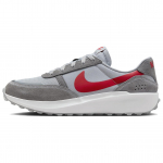 Nike Waffle Debut Pilki su universiteto raudona vyri&scaron;ki sportbačiai Cool-Grey White FJ4195-004 41