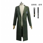 Attack on Titan Cosplay Anime 4 sezonas Žvalgybos pulkas Erenas Jageris Arminas Arlertas Tamsiai žalia striukė Helovino kostiumai moterims vyrams S