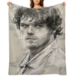 Sam Heughan - Jamie Fraser Mesti pledas lovai pledas Ypač didelis Mesti lovos patalynė sofai Pledai 30x40in