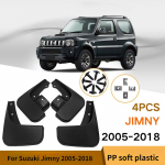 Automobilių purvasaugiai, automobilio i&scaron;orės apsauga, dekoracijos, purslų atvartai, automobilių aksesuarai, skirti &bdquo;Suzuki Jimny&ldquo; 2005&ndash;2018 m. purvasaugiams