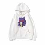 Pok&eacute;mon Animacinis Mielas Gengar Spausdintas Gobtuvėlis Vyrams ir Moterims Ruduo_Žiema Naujas Y2K Harajuku Didelis Dydis Laisvalaikio Madingas Megztinis Vir&scaron;us S