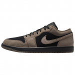 Air Jordan 1 Low SE Alyvuogių pilka Unisex sportbačiai Ruda Juoda &Scaron;viesiai-Laukinis-Mango IB7109-005 44