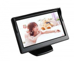 BANGWEIER Automobilinis Minion Prietaisų skydelio LCD Monitorius 5 Colių Su Perjungiamu Galiniu Ap&scaron;vietimu 5 inches juoda