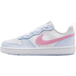 Nike Court Borough Patogus prigludimas Žemi vaiki&scaron;ki sportbačiai Unisex sportbačiai Balti IQ2725101 38