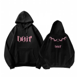 Straykids džemperiai Mados SK Paltai Kpop Žvaigždės SKZ DOIT drabužiai XXL juoda