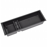 Center Console Organizer for Ford F150  2024 Armrest Car Storage ABS Accessories Storage ert Tray Secondary Box pilka spalva