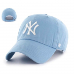 Casquette r&eacute;glable - 47 Brand - New York Yankees - Bleu - 100% coton - Style d&eacute;contract&eacute;