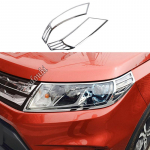 Skirta Suzuki Vitara 2016 2017 2018  Automobilio priekinio žibinto rėmelio lipdukas ABS chromo apdailos dangtelio dalis