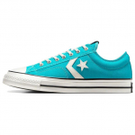 Converse Star Player 76 Low Premium Drobė - Mėlyni Vyri&scaron;ki Sportbačiai Balti Juodi A11531C 37.5