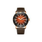 Citizen Vyri&scaron;kas laikrodis i&scaron; Ecology Drive kolekcijos AW0079-13X Orange Watch Dial