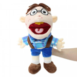 Jeffy Lėlių Žaislas Jeffy Zombis Berniukas Lėlė Kawaii Pliu&scaron;inis Žaislas Jeffy Lėlių &Scaron;eima Tikra Maža Lėlė Gimtadienio Dovana 40cm beige