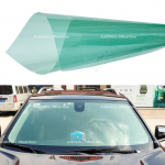 1Mx3M 68% VLT Transmittance Green automobilių priekinio stiklo atspalviai, saulės stiklo tamsinimo plėvelė priekinio stiklo langų atspalvio folijos, UV 77% IR 20% 1x1.5m 39x59inch