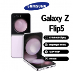 Samsung Galaxy Z Flip 5 i&scaron;manusis telefonas palaiko Nano-SIM+eSIM, visi&scaron;kai naujas 256GB rožinė