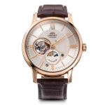 ORIENT Automatinis su namų klasika [ORIENT] SUN&MOON Laikrodis, Mechaninis, Automatinis, Gamintojo garantija, RN-AS0002S, Vyri&scaron;kas, Baltas/Sidabrinis balta