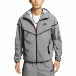 Nike Austos FW24 Žaibinės Striukės & Paltai Vyri&scaron;kos Atspindinčios Sidabrinės/Juodos FZ7586-035 XL