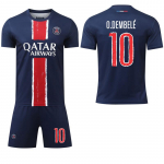 2024-25 Paris Saint-Germain (PSG) Čempionų lygos leidimas #14 Duhail #10 Demb&eacute;l&eacute; Futbolo mar&scaron;kinėliai XXL